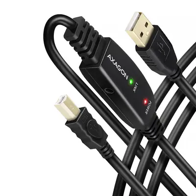 AXAGON ADR-220B USB Repeater Cabel 20m Black – 2. kép
