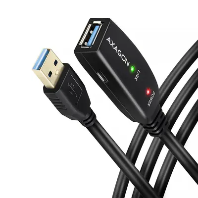AXAGON ADR-310 USB Repeater Cable 10m Black – 2. kép