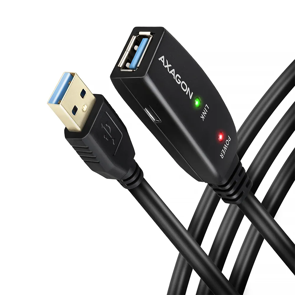 AXAGON ADR-310 USB Repeater Cable 10m Black – 2. kép