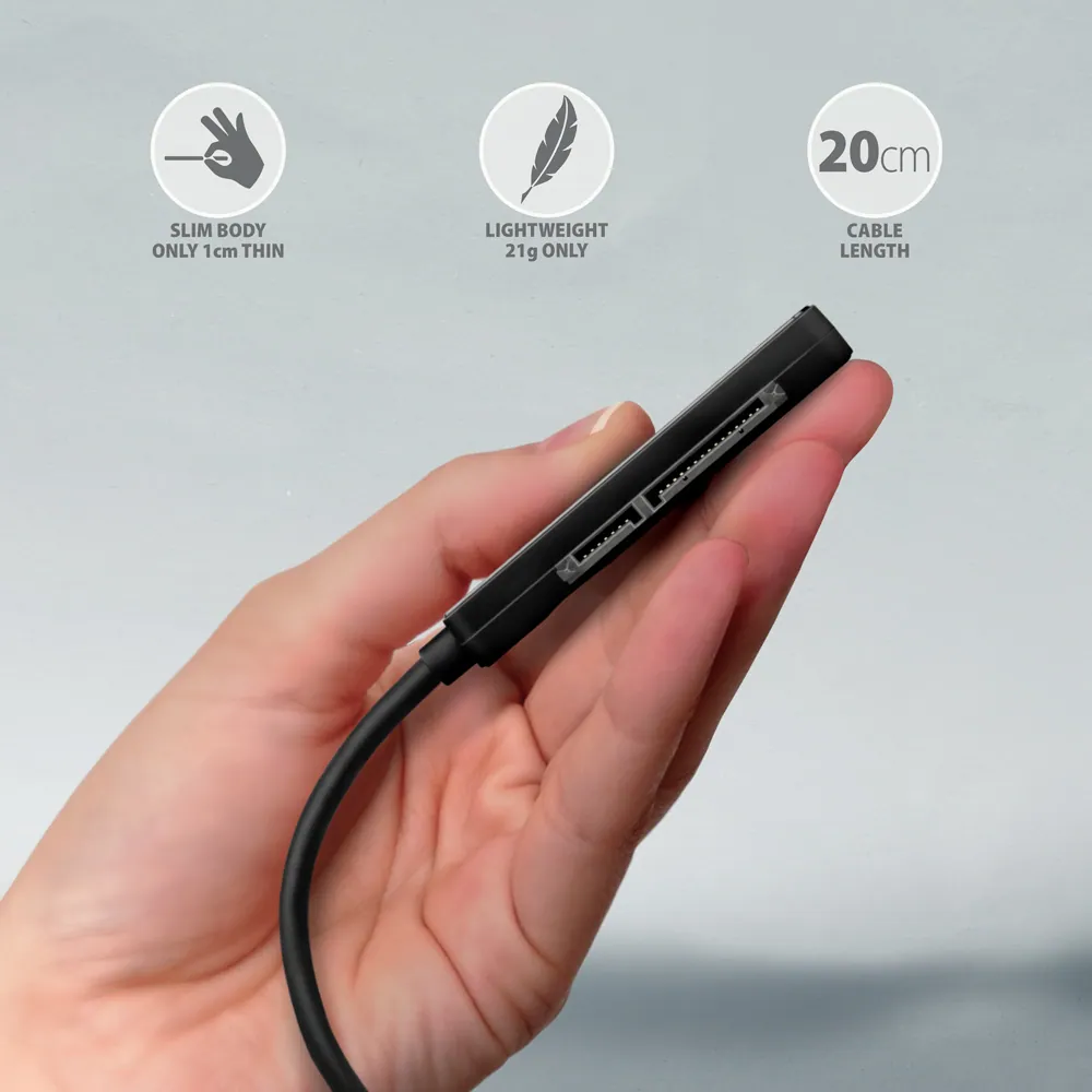 AXAGON ADSA-FP2C USB-C 5Gbps SLIM adapter for 2,5" SSD/HDD – 4. kép