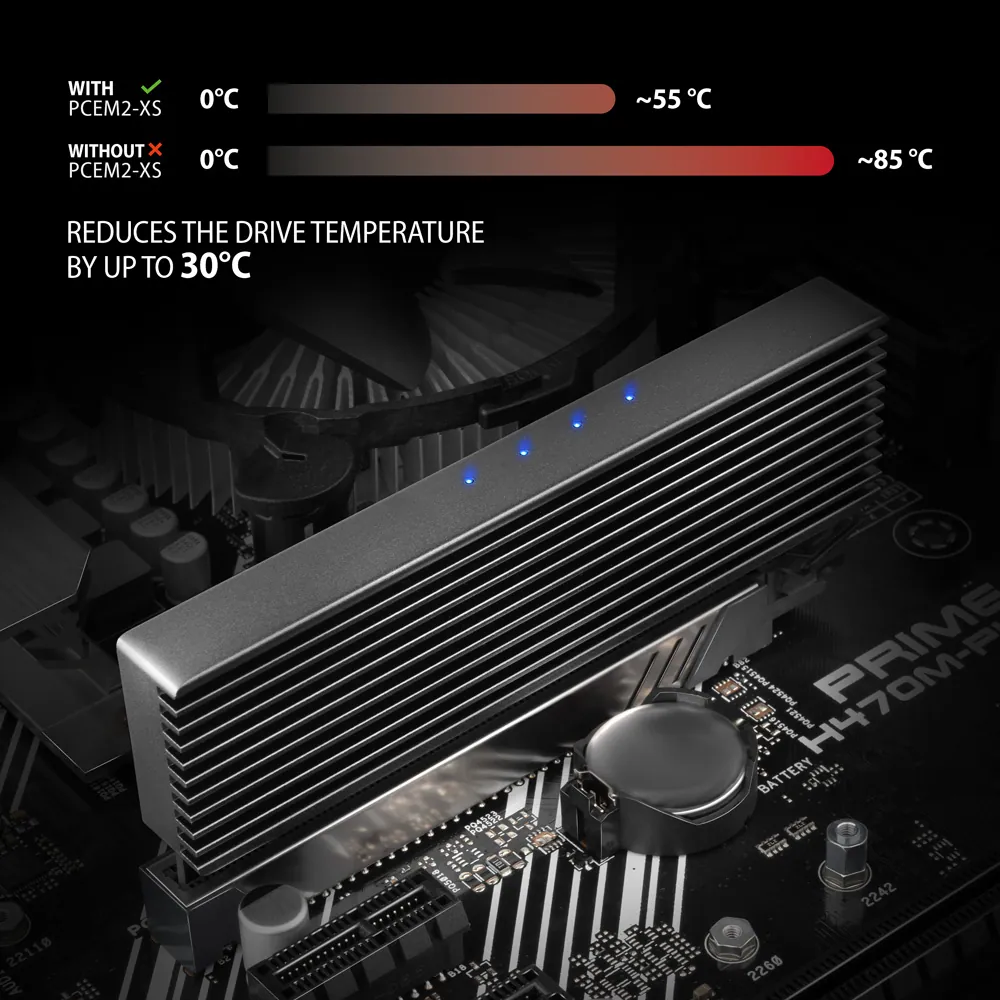 AXAGON PCEM2-XS PCIe NVMe M.2 adapter – 4. kép