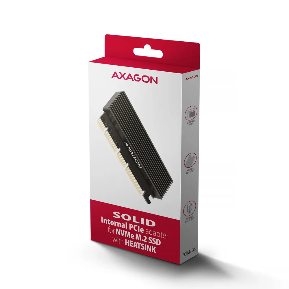 AXAGON PCEM2-XS PCIe NVMe M.2 adapter – 7. kép