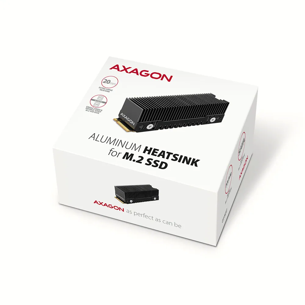AXAGON CLR-M2XT Heatsing for M.2 SSD – 6. kép