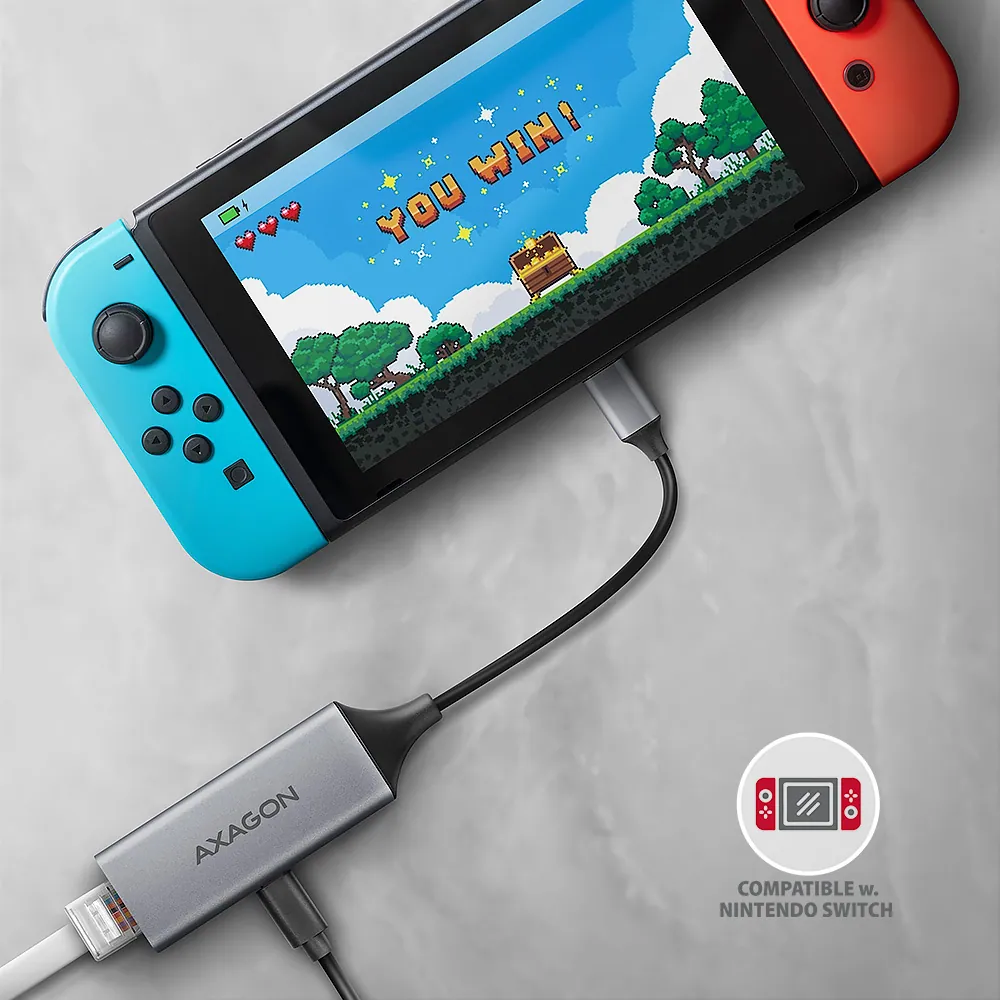 AXAGON ADE-TXPD USB-C Gigabit Ethernet Adapter – 4. kép