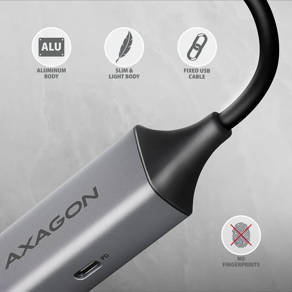 AXAGON ADE-TXPD USB-C Gigabit Ethernet Adapter – 5. kép