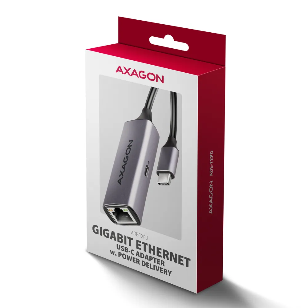 AXAGON ADE-TXPD USB-C Gigabit Ethernet Adapter – 8. kép