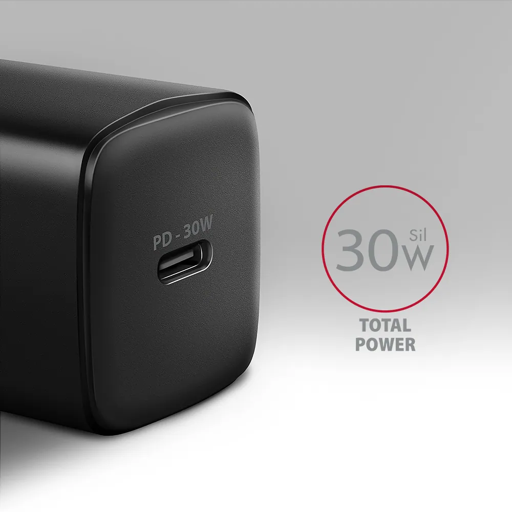 AXAGON ACU-PD30 PD3.0 & QC4+ Wall Charger 30W Black – 2. kép