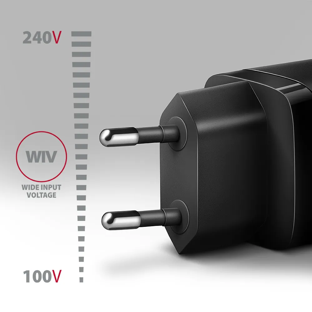 AXAGON ACU-PD30 PD3.0 & QC4+ Wall Charger 30W Black – 3. kép