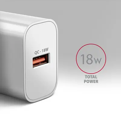 AXAGON ACU-QC18W QC3.0 Wall Charger 18W White – 2. kép