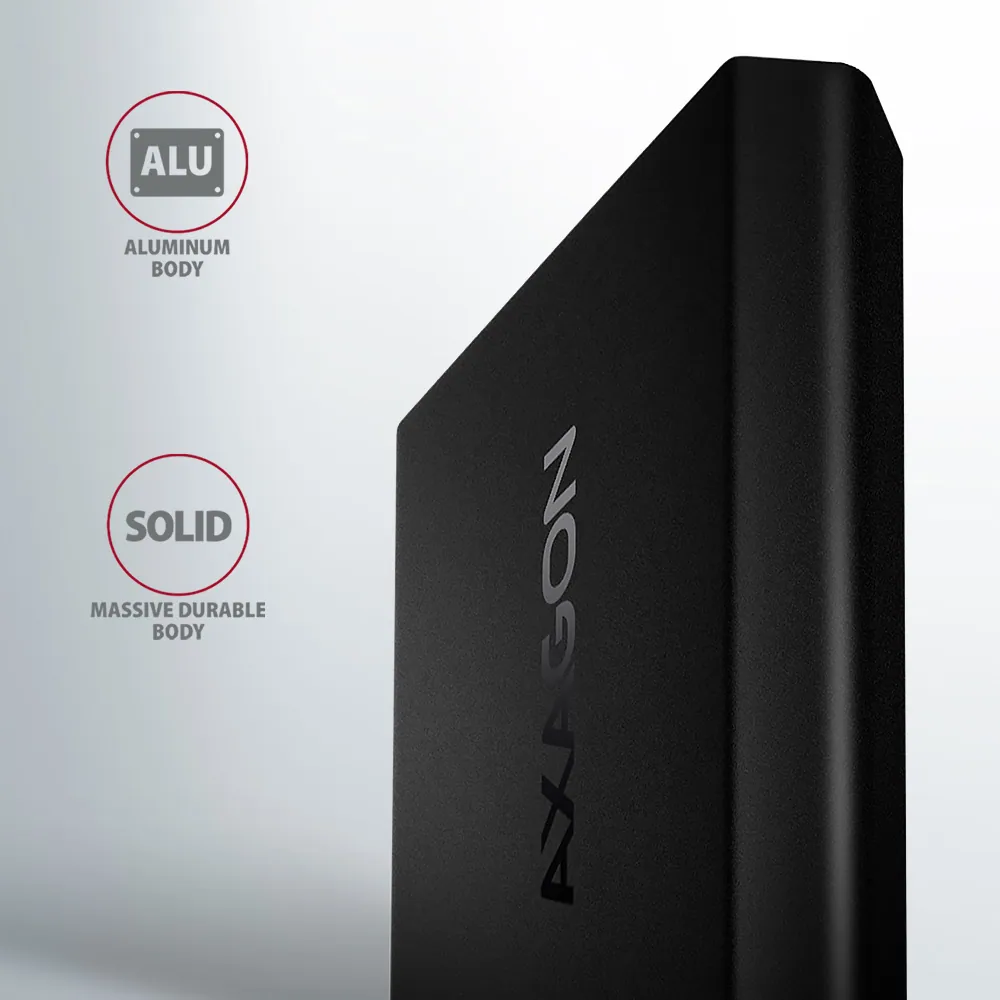 AXAGON EEM2-UB2 USB-C 3.2 Gen 2 NVMe M.2 box Black – 5. kép