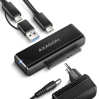 AXAGON ADSA-FPX USB-C 10Gbps Fast Port X adapter for 2,5"/3,5" SSD/HDD – 2. kép