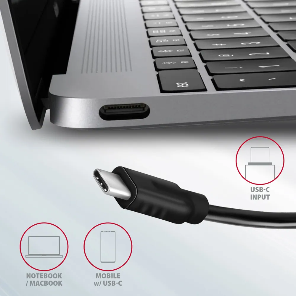 AXAGON HMC-5G21 USB-C 10Gbps SPEEDSTER 5in1 hub – 3. kép