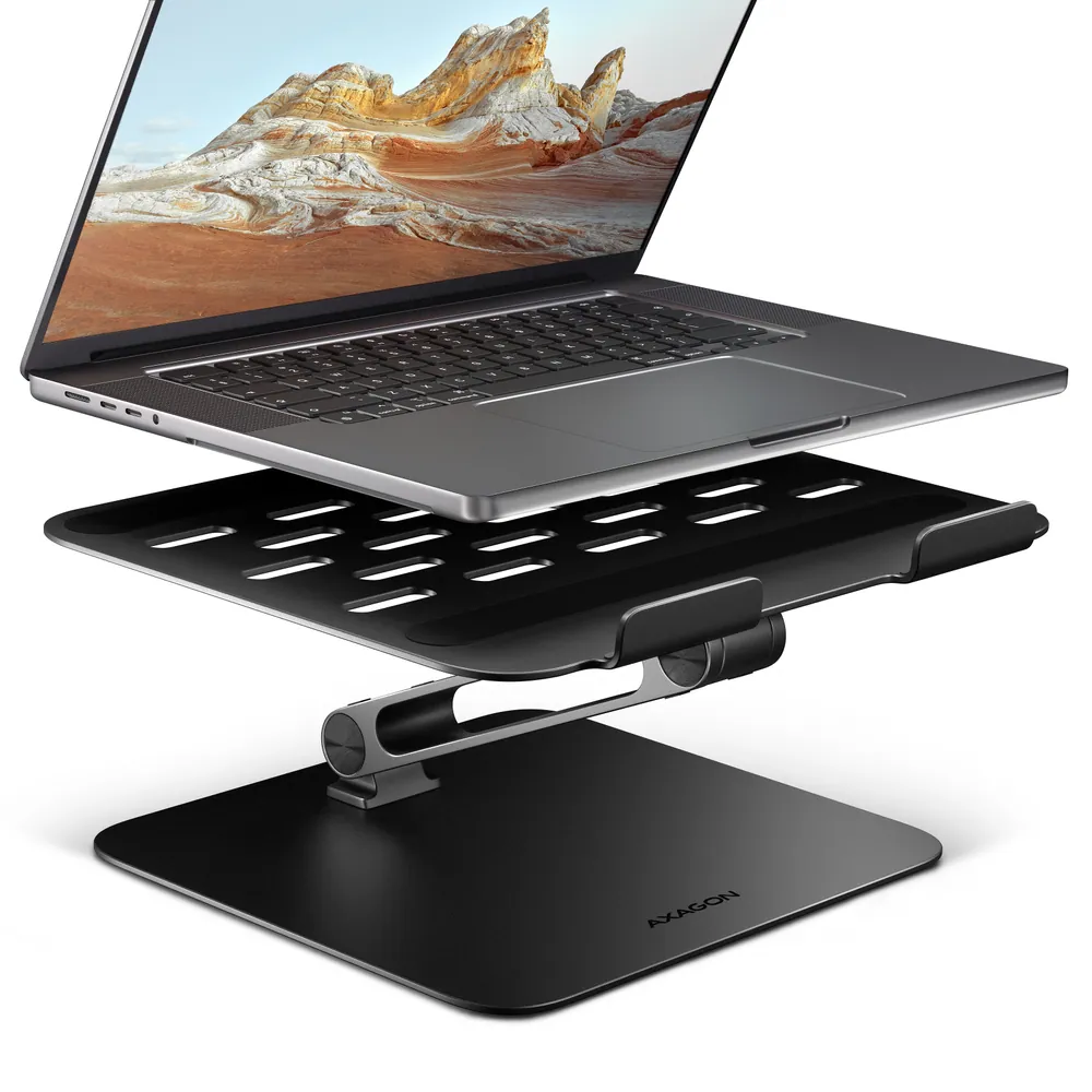 AXAGON STND-LQB stand for notebooks and tablets Black