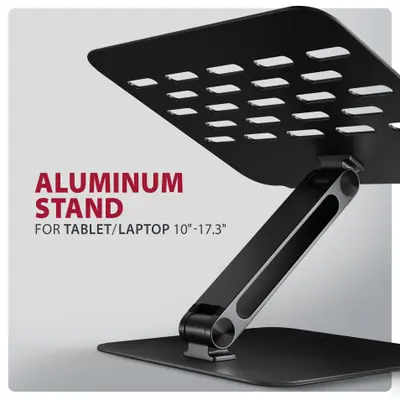 AXAGON STND-LQB stand for notebooks and tablets Black – 2. kép