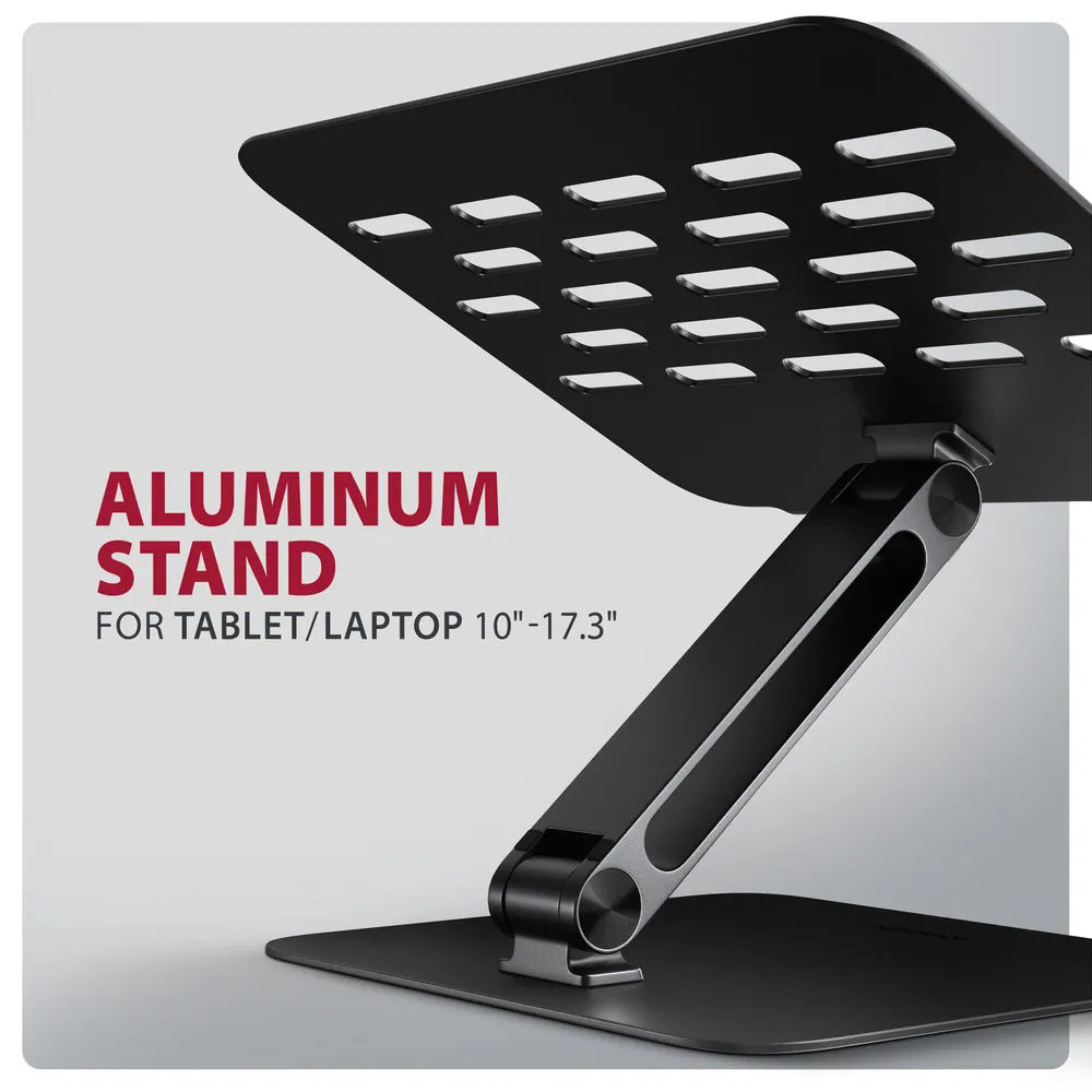 AXAGON STND-LQB stand for notebooks and tablets Black – 2. kép