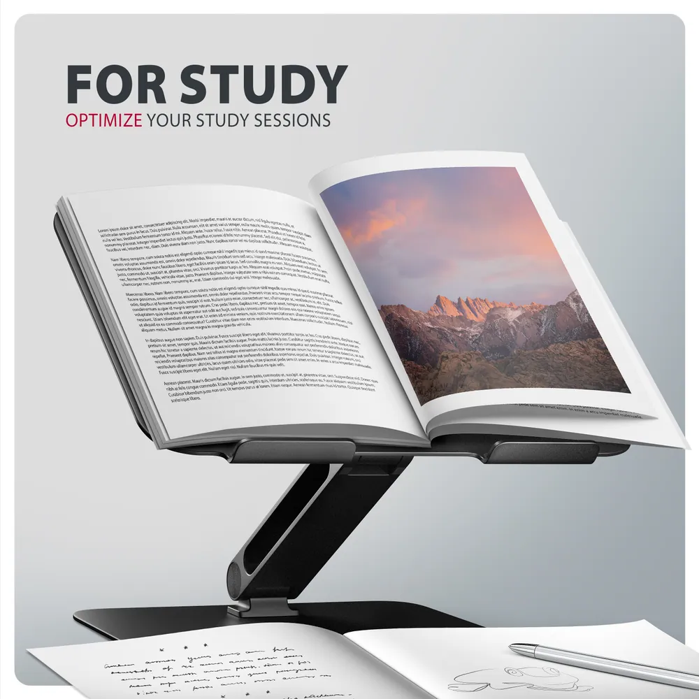 AXAGON STND-LQB stand for notebooks and tablets Black – 6. kép
