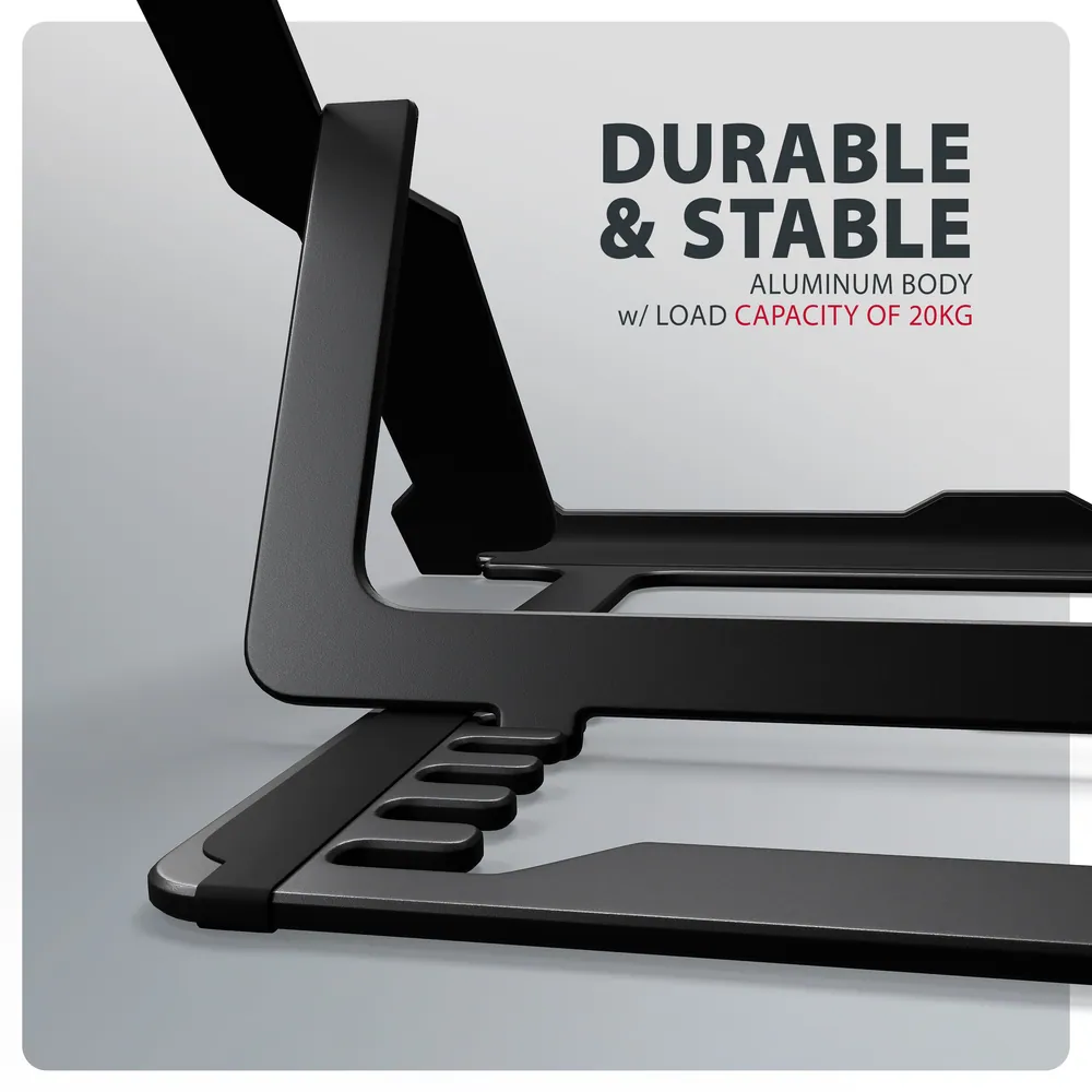 AXAGON STND-LAB stand for laptops and tablets Black – 8. kép
