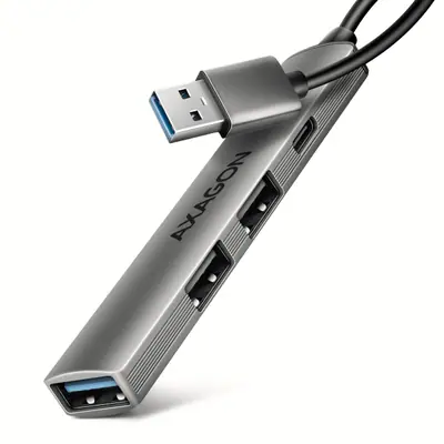 AXAGON HUE-STA ALU STRIP USB-A 4 port hub