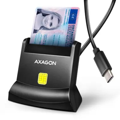 AXAGON CRE-SM4NC Smart Card Reader Black