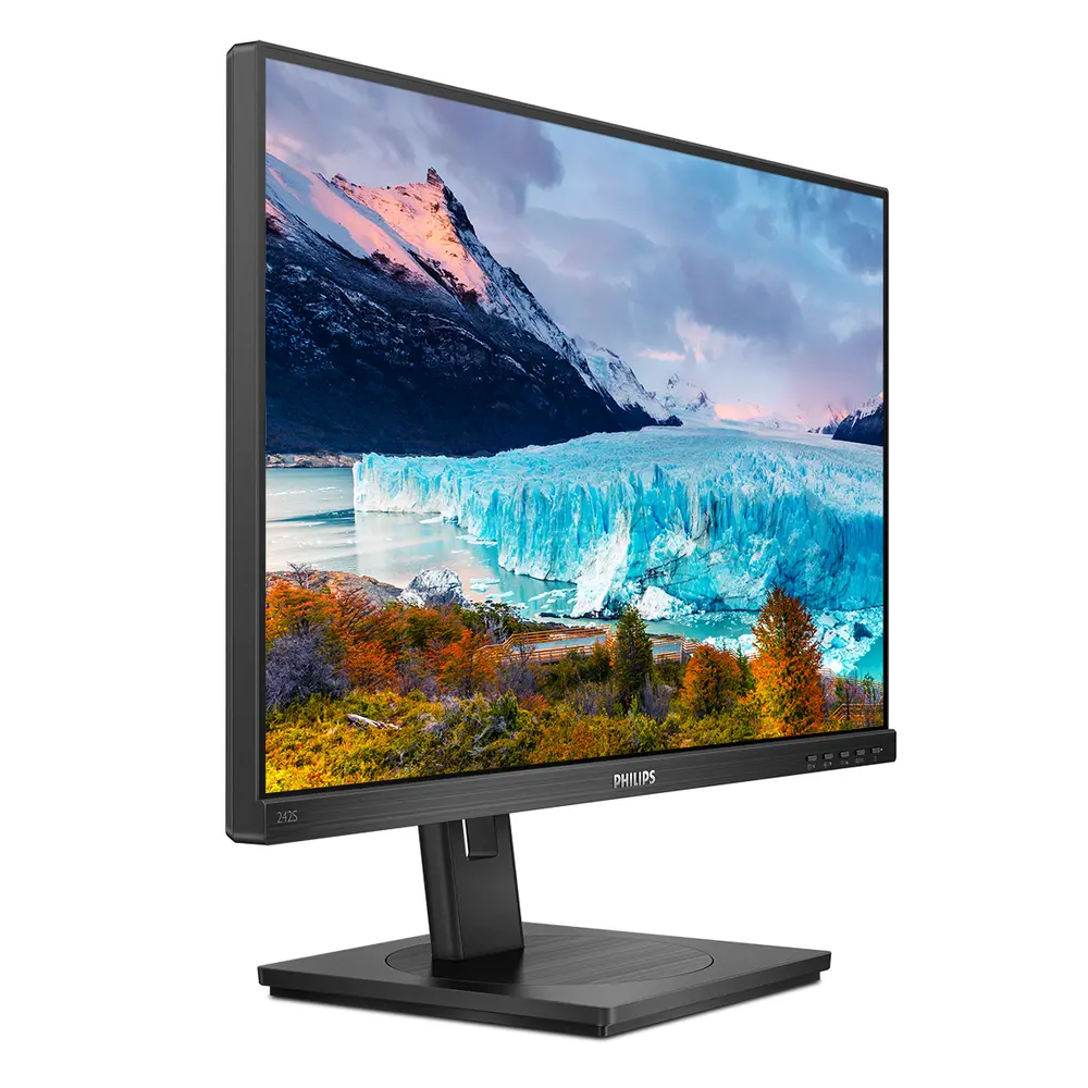 PHILIPS IPS monitor 23.8" 242S1AE, 1920x1080, 16:9, 300cd/m2, 4ms, VGA/DVI/HDMI/DisplayPort, Pivot, hangszóró – 3. kép