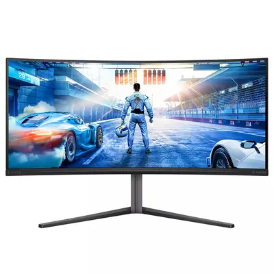Philips EVNIA Ívelt Gaming OLED monitor 34", 34M2C6500/00 3440x1440, 21:9, 0,03ms, 2xHDMI/DP/4xUSB, áll. mag., Ambiglow