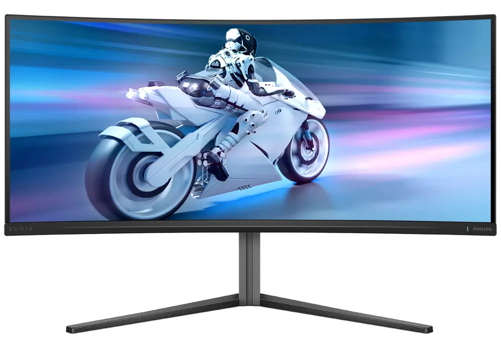 Philips EVNIA Ívelt Gaming OLED monitor 34", 34M2C6500/00 3440x1440, 21:9, 0,03ms, 2xHDMI/DP/4xUSB, áll. mag., Ambiglow – 7. kép