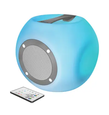 Trust Lara Wireless Bluetooth speaker with multi-colour party lights White