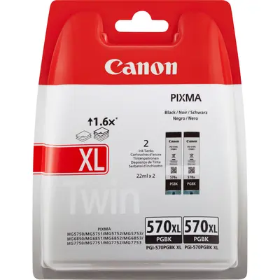 Canon PGI-570PGBK XL Twin Black tintapatron