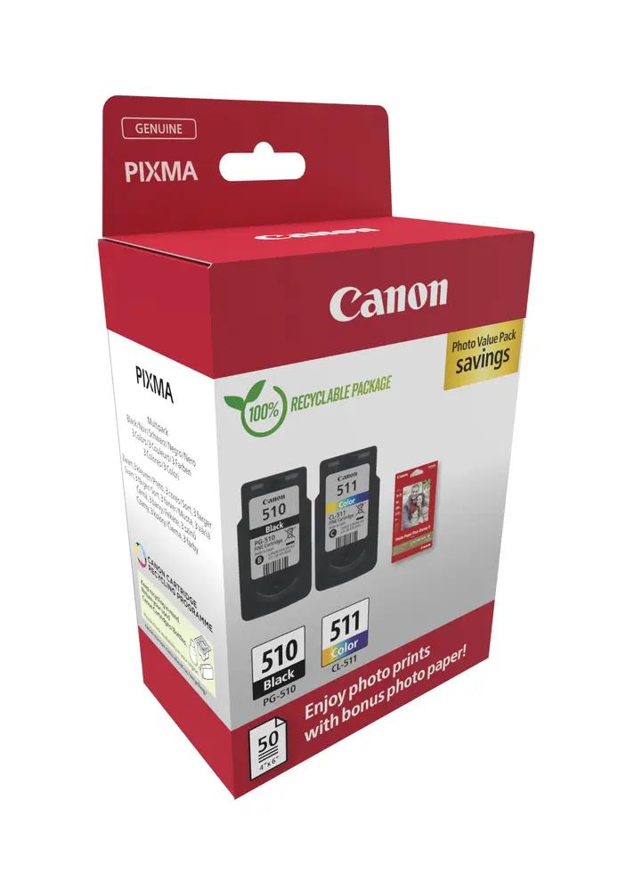 Canon PG-510 + CL-511 patron multipack +GP501 – 2. kép