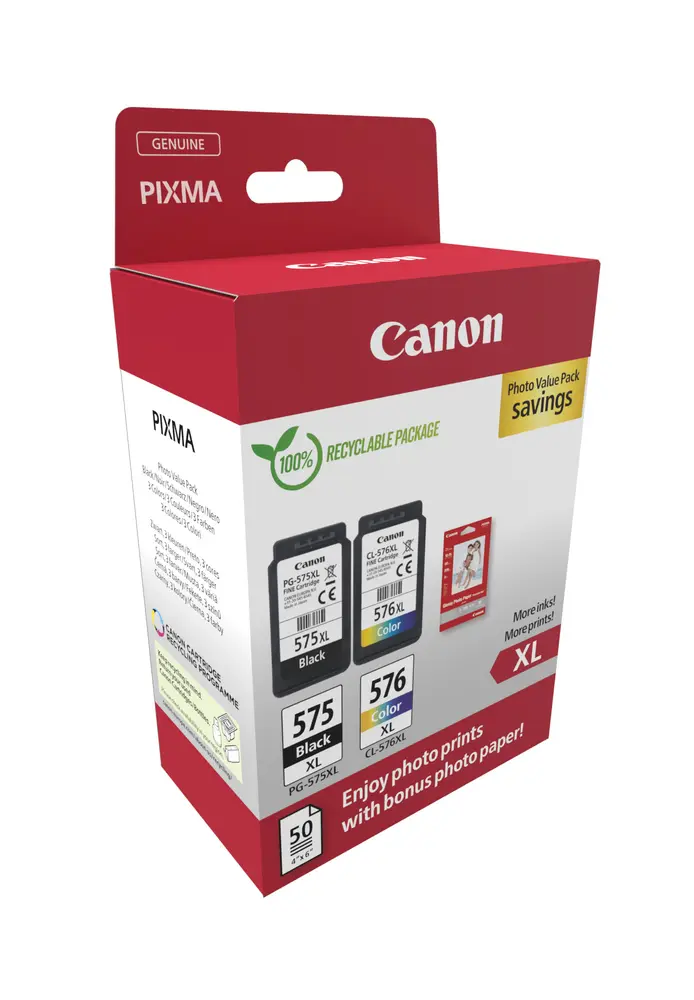 Canon PG-575XL + CL-576XL patron multipack +GP501 – 2. kép