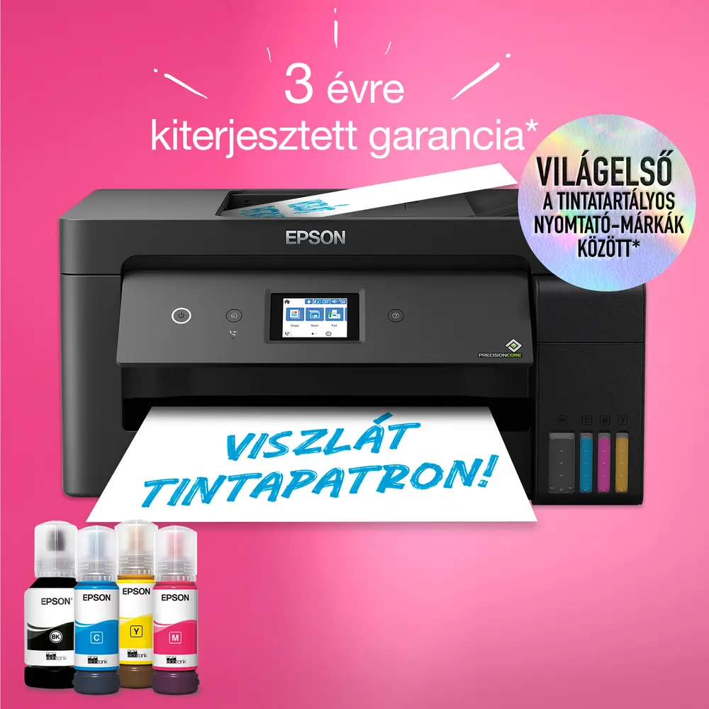 EPSON Tintasugaras nyomtató - EcoTank L14150 (A3+, MFP, színes, 4800x1200 DPI, 38 lap/perc, USB/LAN/Wifi) – 3. kép