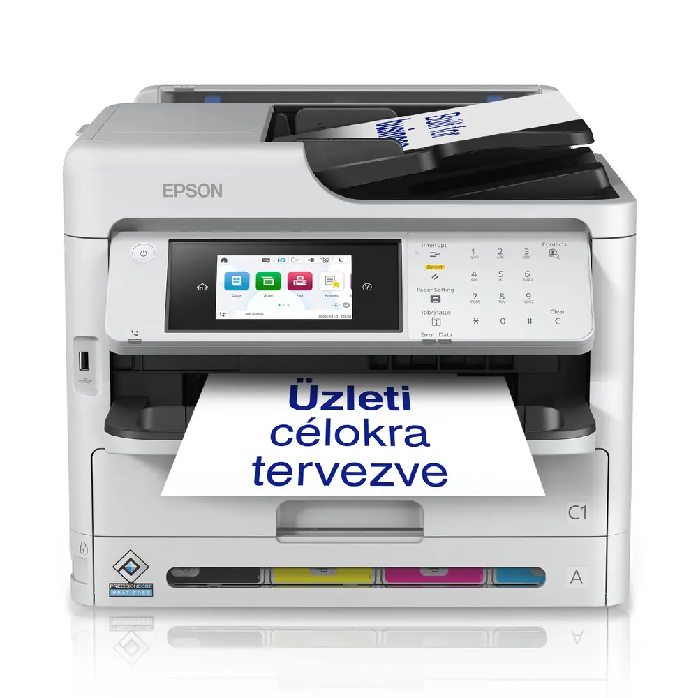 EPSON Tintasugaras nyomtató - WorkForce Pro WF-C5890DWF (A4, MFP, 4800x1200 DPI, 34 lap/perc, duplex, ADF, USB/LAN/Wifi) – 4. kép