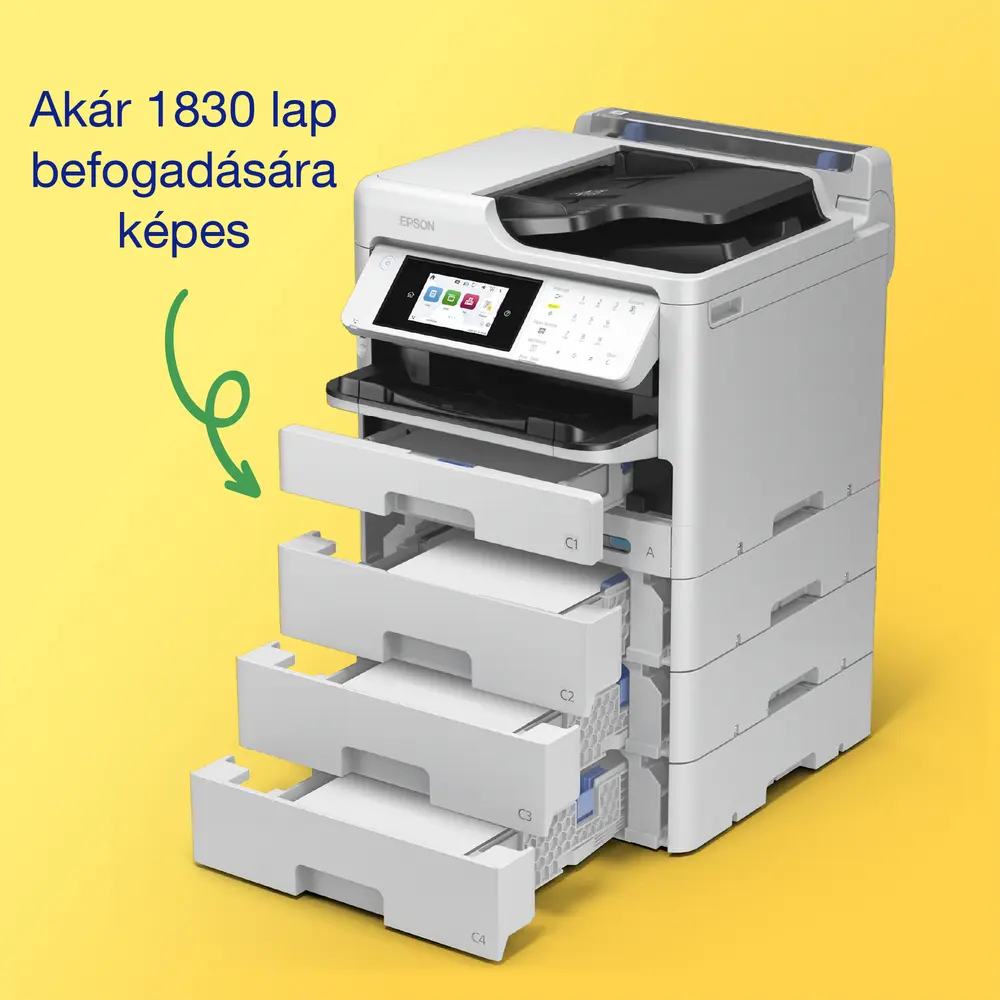 EPSON Tintasugaras nyomtató - WorkForce Pro WF-C5890DWF (A4, MFP, 4800x1200 DPI, 34 lap/perc, duplex, ADF, USB/LAN/Wifi) – 8. kép