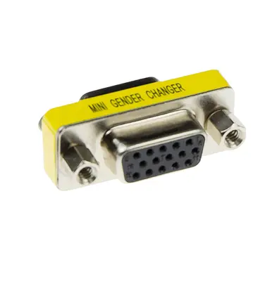 ACT High Density D-sub Adapter 15 pole Female to 15 pole Female