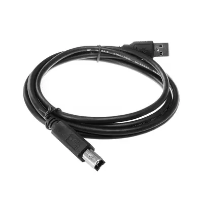 ACT USB 2.0 A male to USB B male 1,8m Black – 2. kép