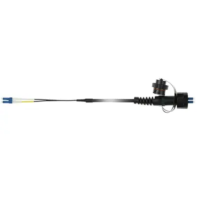 ACT Singlemode 9/125 OS2 duplex fiber with LC and IP67 LC connectors 30m Black – 2. kép