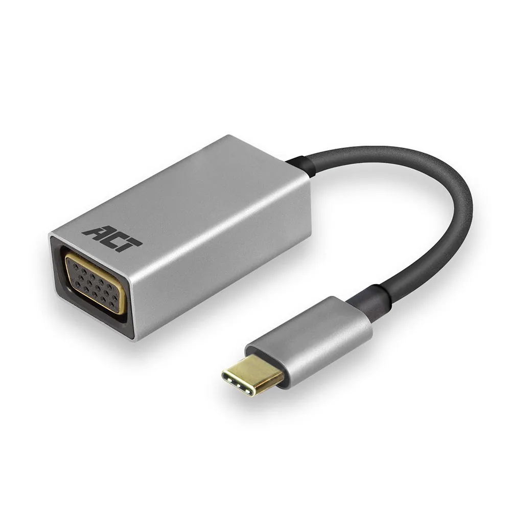 ACT AC7000 USB-C to VGA Converter Silver – 2. kép