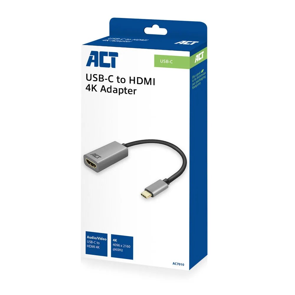 ACT AC7010 USB-C to HDMI Converter Silver – 7. kép
