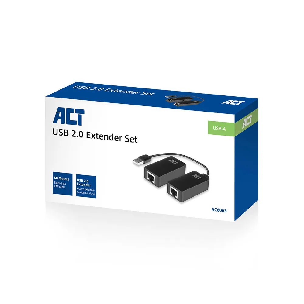 ACT AC6063 USB Extender set over UTP up to 50m – 5. kép
