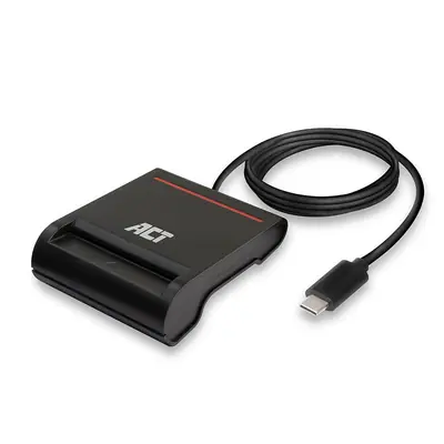 ACT AC6020 External USB-C Smartcard eID Card Reader Black – 2. kép