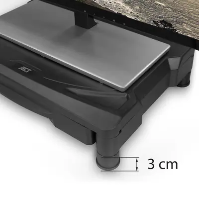 ACT AC8220 Additional feet (3cm) for AC8210 and AC8215 Black – 2. kép