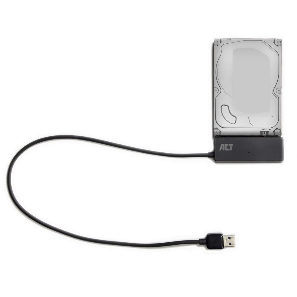 ACT AC1515 USB3.2 Hard Drive Adapter 2,5"/3,25" SSD/HDD with Power Supply – 5. kép
