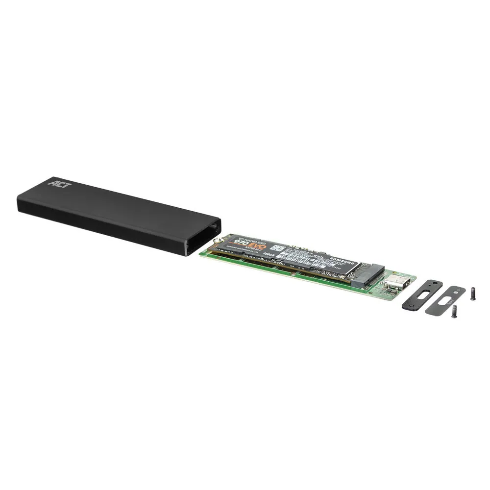 ACT AC1605 USB-C M.2 NVMe SSD Enclosure Black – 3. kép