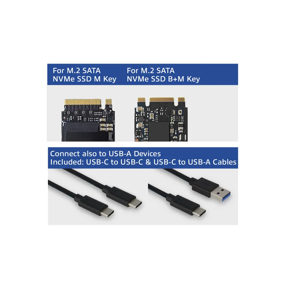 ACT AC1605 USB-C M.2 NVMe SSD Enclosure Black – 4. kép