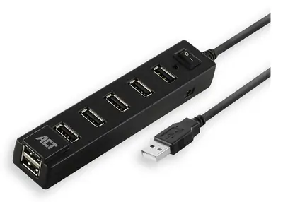 ACT AC6215 USB Hub 7 port with on and off switch