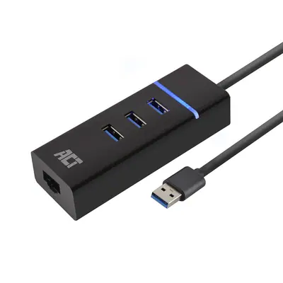 ACT AC6310 USB Hub 3.2 with 3 USB-A ports and ethernet