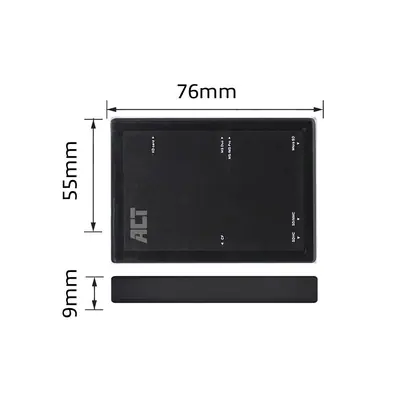 ACT External USB 3.2 Gen1 (USB 3.0) Card Reader Black – 2. kép