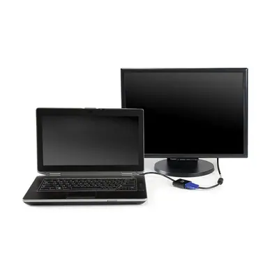 ACT AC7535 HDMI-A male to VGA female adapter with audio Black – 2. kép