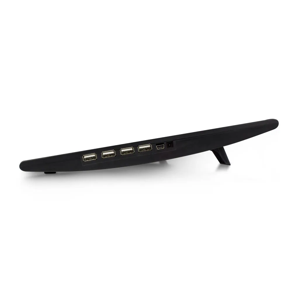 ACT AC8105 Laptop hűtőállvány 17"-ig állítható magasság (2 pozícióban) 4 portos hub – 3. kép