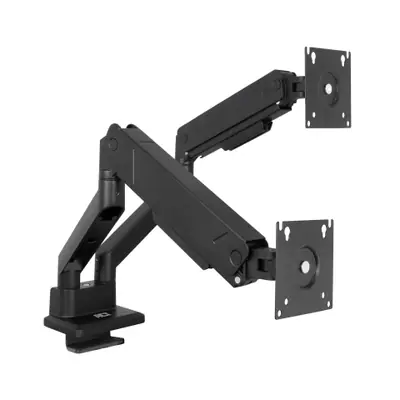 ACT AC8312 Gas Spring Dual Monitor Arm Office 13"-32" Black